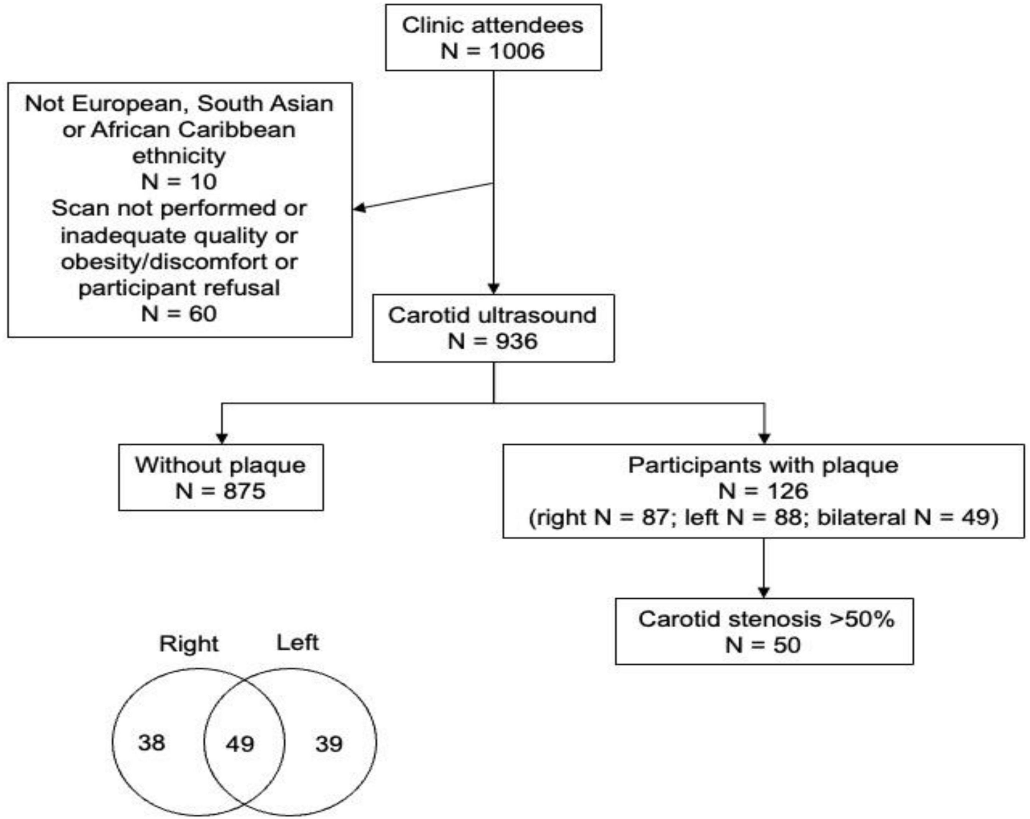 Carotid atherosclerosis in people of European, South Asian and African Caribbean ethnicity in the Southall and Brent revisited study (SABRE)